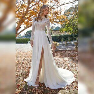 New - St. Patrick Wedding Dress - Achroite - Sz 12